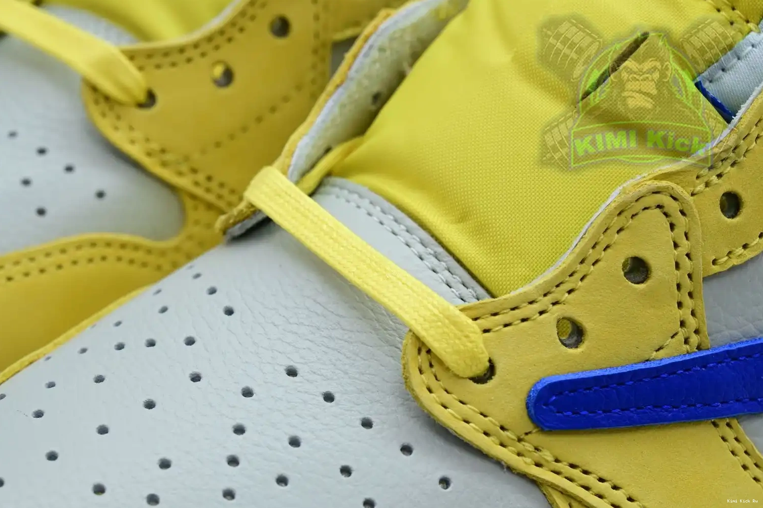 Kimikick Air 1Low x Jordan Canary Scott Travis Jordan 0325